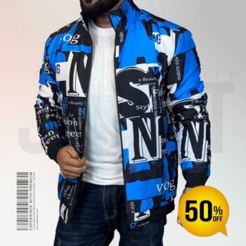 Premium Padding Jacket for Men’s | Code: S-407(Blue)