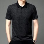 Premium China Polo Shirt For Men | Code: 618(Black)