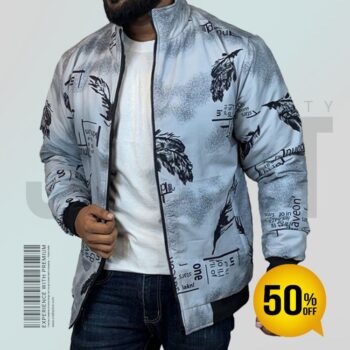 Premium Padding Jacket for Men’s | Code: S-404 (Silver)