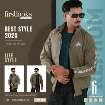 Premium Pedding Jacket for Men’s | Code: P-603 (Olive-A)