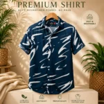 Premium Half Sleeve Printed Shirt For Men — SH-701