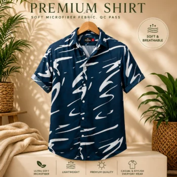 Premium Half Sleeve Printed Shirt For Men — SH-701