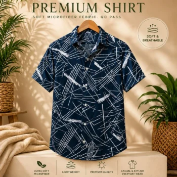 Premium Half Sleeve Printed Shirt For Men — SH-703